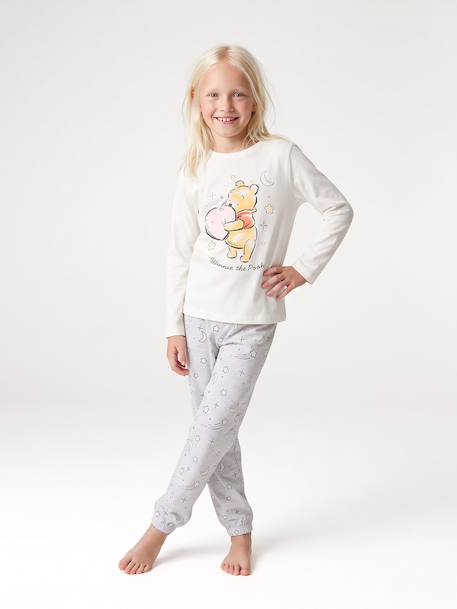 Long-sleeved pyjamas Winnie for girls marl grey 