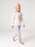 Long-sleeved pyjamas Winnie for girls marl grey 