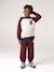 Hooded sweatshirt for boys bordeaux red 