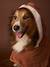 Dog cotton bath cape cappuccino 