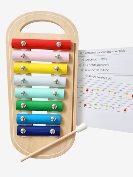Xylophone with Music Sheets - Wood FSC® Certified Multi 