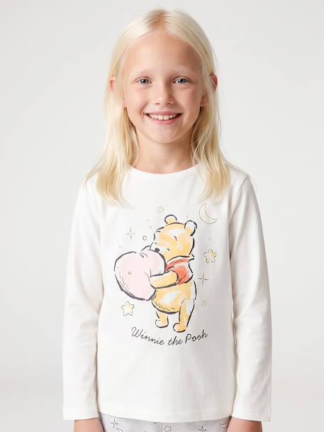 Long-sleeved pyjamas Winnie for girls marl grey 
