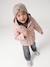 Rib Knit Beanie with Fancy Bow, for Girls cinnamon+marl beige+old rose 