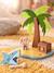 FSC®100% wooden pirate ship red 