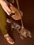 Dog Walking Set: Harness + Lead + Collar chocolate+coffee 