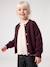Cardigan with jewel buttons for girls plum 