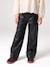 Long slim leggings for girls black 