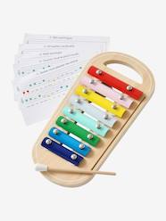 Toys-Baby & Pre-School Toys-Xylophone with Music Sheets - Wood FSC® Certified
