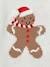 Unisex Christmas Jumper, Gingerbread Man, for Babies White 