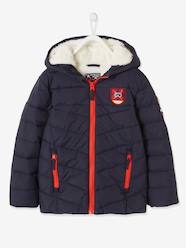 Ski Jacket with Hood & Sherpa Lining for Boys
