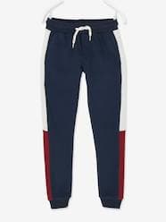 -Fleece Trousers with Side Stripes for Boys