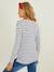 Crossover Top, Maternity & Nursing Special olive+Red Stripes+White Stripes 