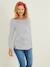 Crossover Top, Maternity & Nursing Special olive+Red Stripes+White Stripes 