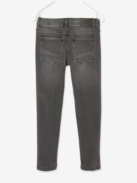Slim morphological jeans for boy size large Dark Blue+Dark Grey+Denim Blue+denim grey+double stone 