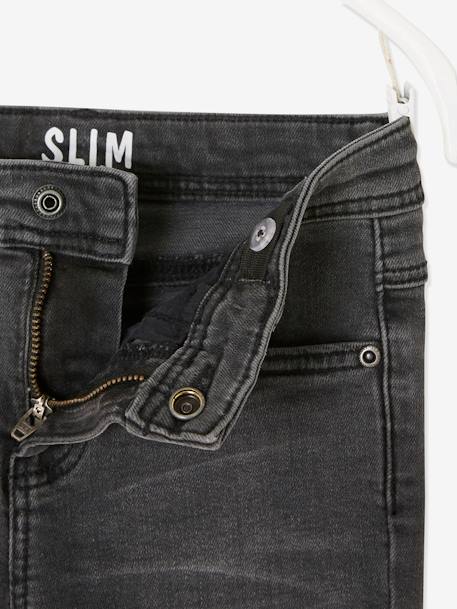 Slim morphological jeans for boy size large Dark Blue+Dark Grey+Denim Blue+denim grey+double stone 