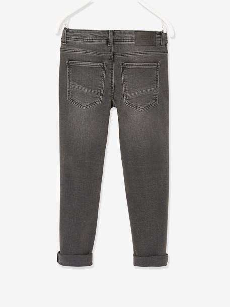 Slim morphological jeans for boys size medium black denim+Dark Blue+Dark Grey+Denim Blue+denim grey+double stone 
