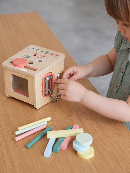 Wooden shape and colour sorting game FSC® 100% wood 