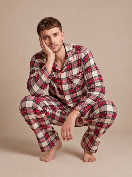 Men's Flannel pyjamas red 