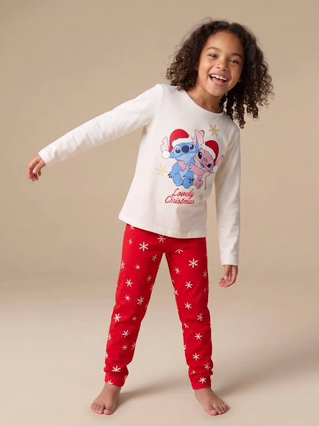 Christmas pyjamas Lilo & Stitch for girls red 