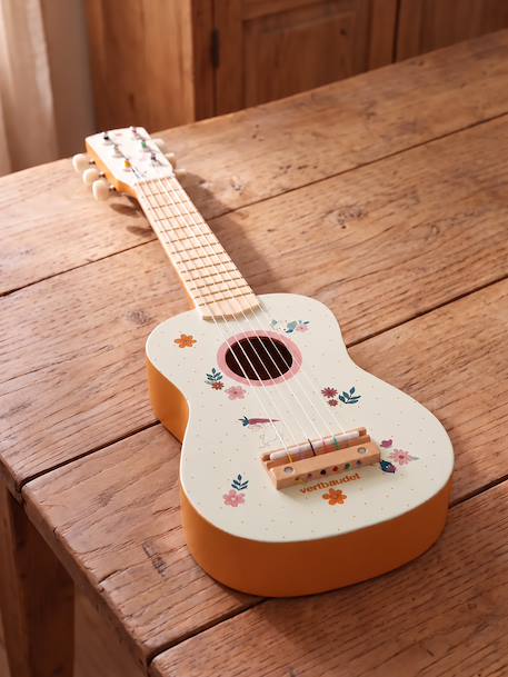 Wooden Guitar - FSC®100% Certified beige+rose 
