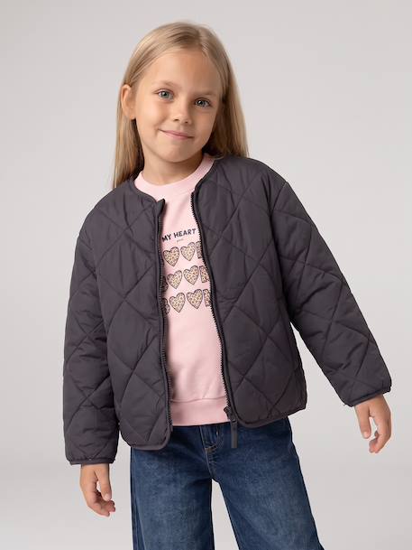 3-in-1 detachable parka for girls blush+navy blue 