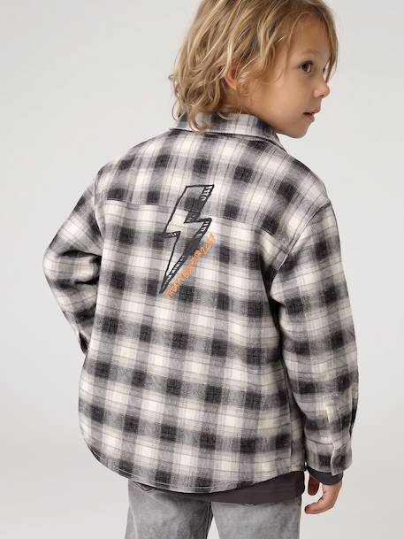 Long-sleeved shirt for boys grey 