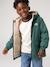 Parka with Reversible Hood, for Boys bronze+sage green 