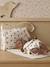 Premium Doll Changing Bag + Nappy + Bib black+ecru 