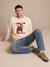 Men's Christmas sweatshirt vanilla 