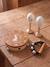 Set of Maracas, Tambourine, Tambourine with Rattles - FSC® Certified green+rose 