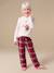 2-piece Christmas pyjamas for girls ecru 