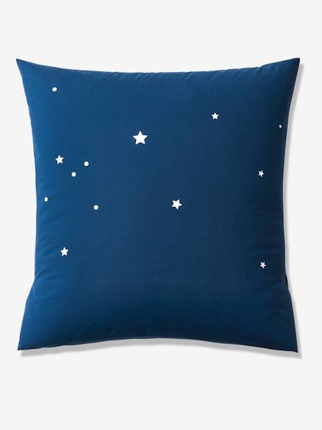 Duvet Cover + Pillowcase Set for Children, Glow-in-the-Dark Details, POLAR BEAR Dark Blue 