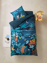Bedding & Decor-Children's Duvet Cover + Pillowcase Set, JUNGLE NIGHT
