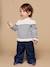 Long-sleeved knitwear for baby girls ecru 