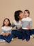 Long-sleeved knitwear for baby girls ecru 