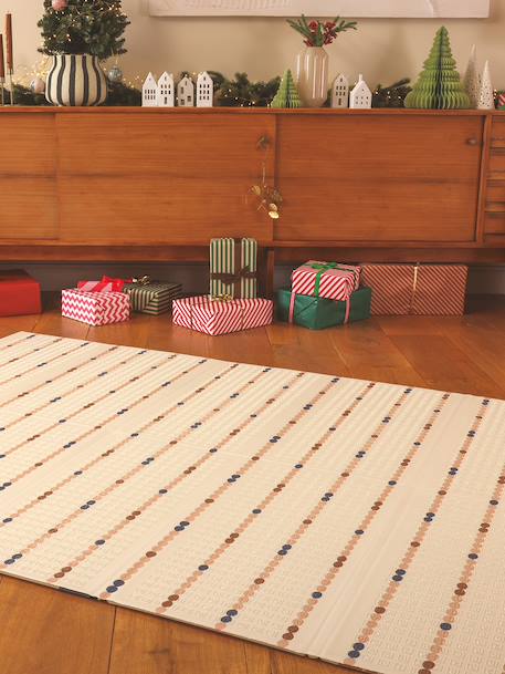 Large, Foldable Activity Mat beige+ecru+green+multicoloured+rose+yellow 