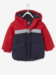 -Colourblock Padded Jacket for Baby Boys