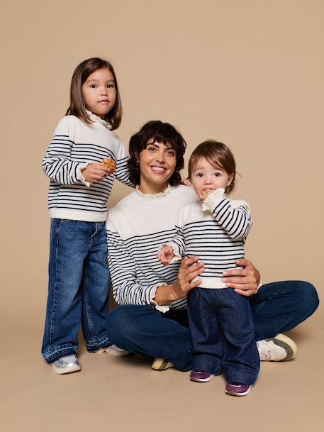 Family capsule jumper ecru 