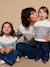 Family capsule jumper ecru 