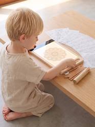 Toys-Arts & Crafts-FSC 100% wooden light-up drawing tablet