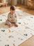 Large, Foldable Activity Mat beige+ecru+green+multicoloured+rose+yellow 