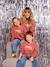 Unisex Baby's Long-Sleeved Christmas Sweatshirt- Family Capsule terracotta 