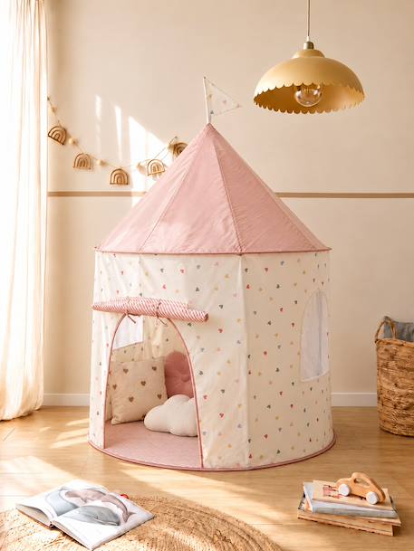 Fun Fabric Castle green+multicoloured 