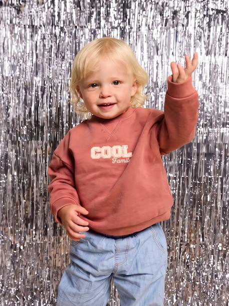 Long-sleeved baby Sweatshirt terracotta 
