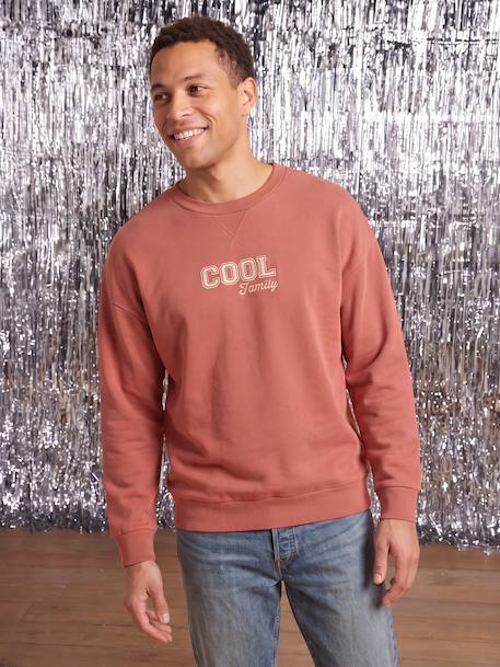 Men’s long-sleeved sweatshirt Family Capsule terracotta 