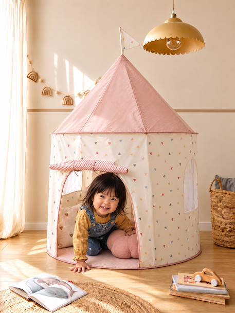 Fun Fabric Castle green+multicoloured 