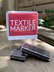- Set of 2 Ink Pads for Clothing & Paper Stamp by MINE STAMP