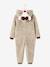 Plush Effect 'Reindeer' Onesie for Boys Beige 