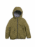 Reversible hooded jacket for boys khaki 