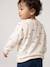 Long-sleeved T-shirt for baby grey blue+vanilla 